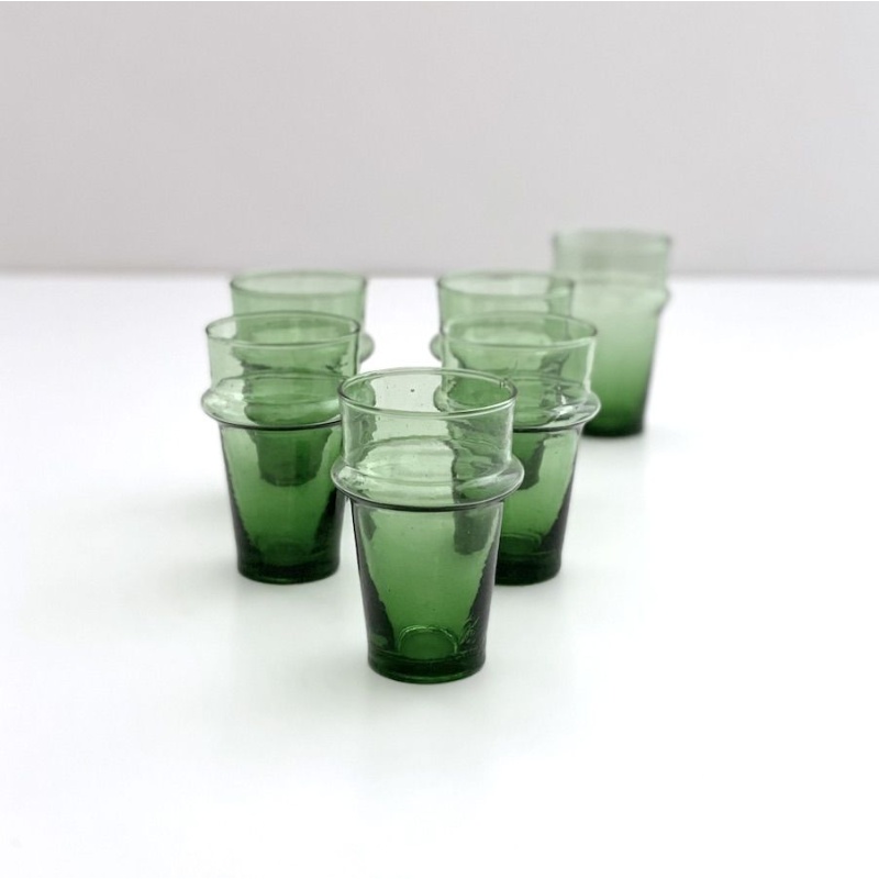 grønt Beldi glas lille